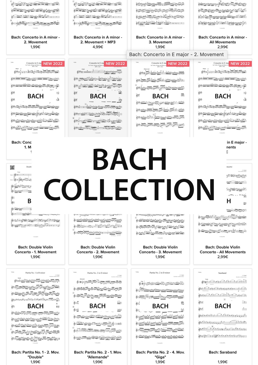 - BACH COLLECTION + MP3 -