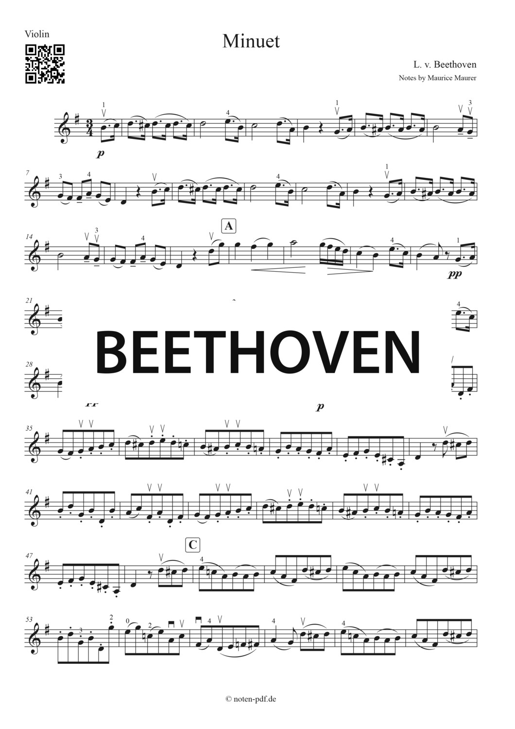 Beethoven: Minuet