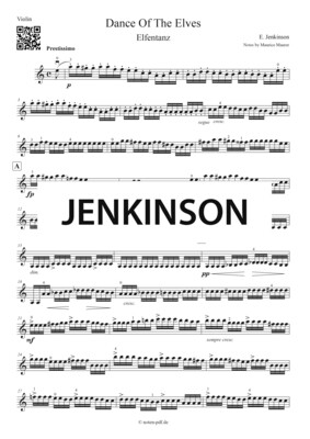 Jenkinson: Elfentanz | Danse des Sylphes (Violin Sheet Music)