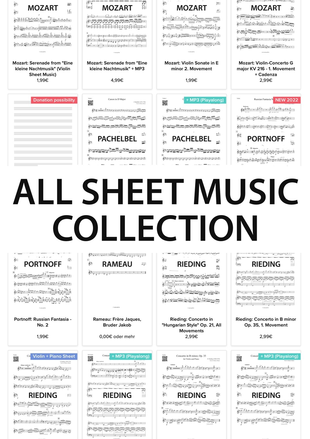 - ALL SHEET MUSIC COLLECTION -