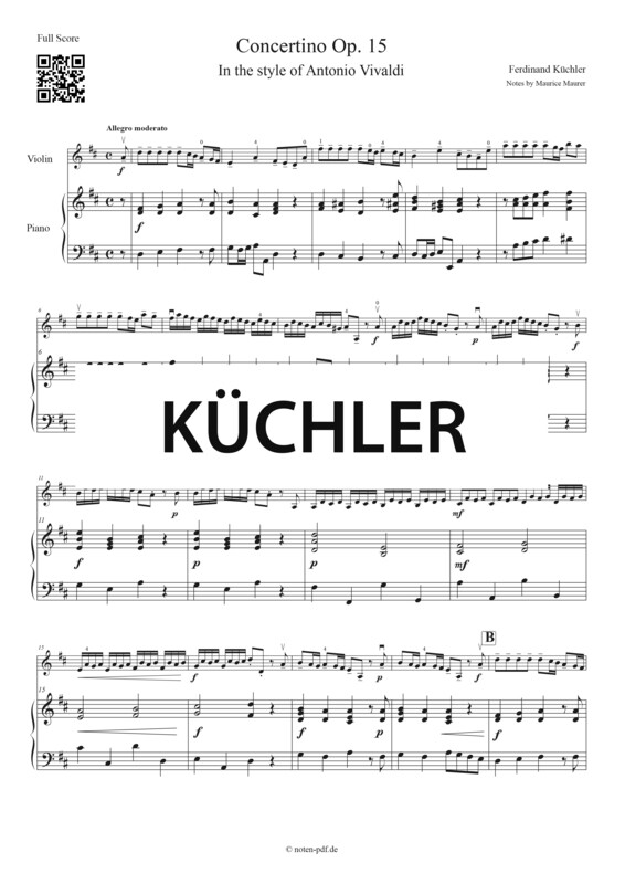 Küchler: Concertino Op. 15 - 1. Movement