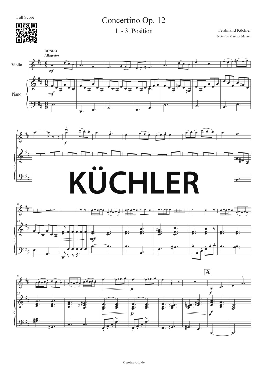 Küchler: Concertino Op. 12 - 3. Movement