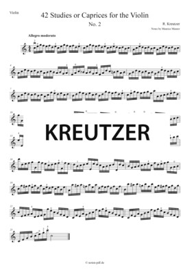 Kreutzer: 42 Studies - No. 2