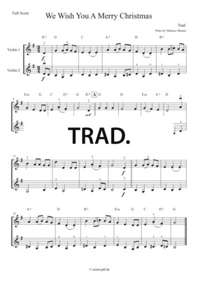 Trad.: We Wish You A Merry Christmas