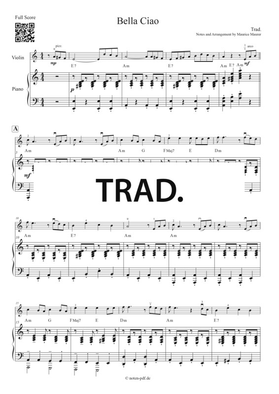 Trad.: Bella Ciao