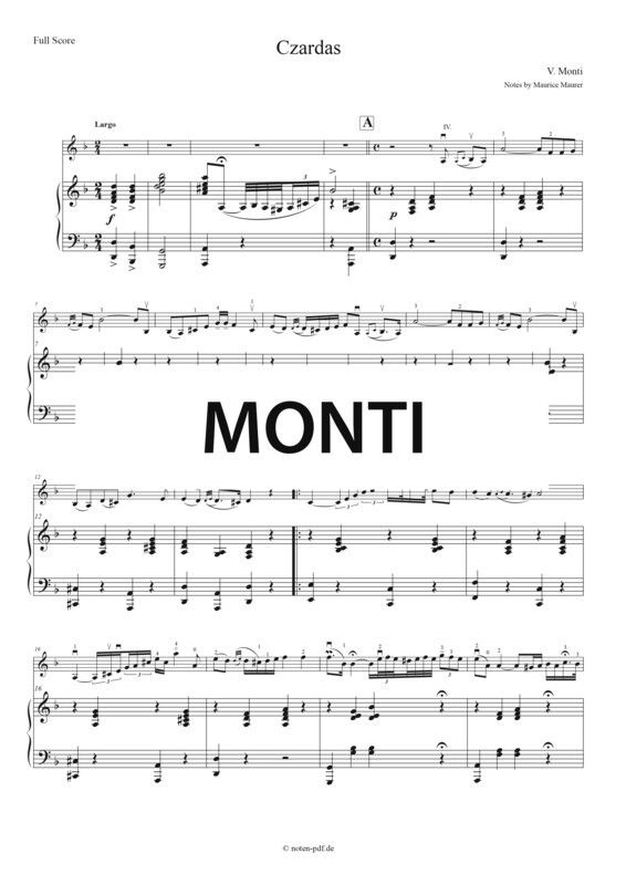 Monti: Czardas