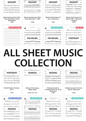 - ALL SHEET MUSIC COLLECTION + MP3 -