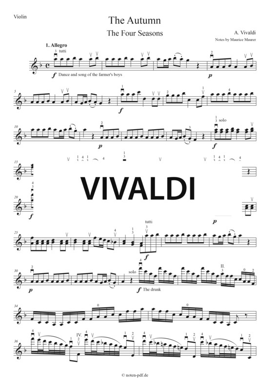 Vivaldi: The Autumn from &quot;The Four Seasons&quot; - 1. Movement