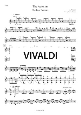 Vivaldi: The Autumn from &quot;The Four Seasons&quot; - 3. Movement