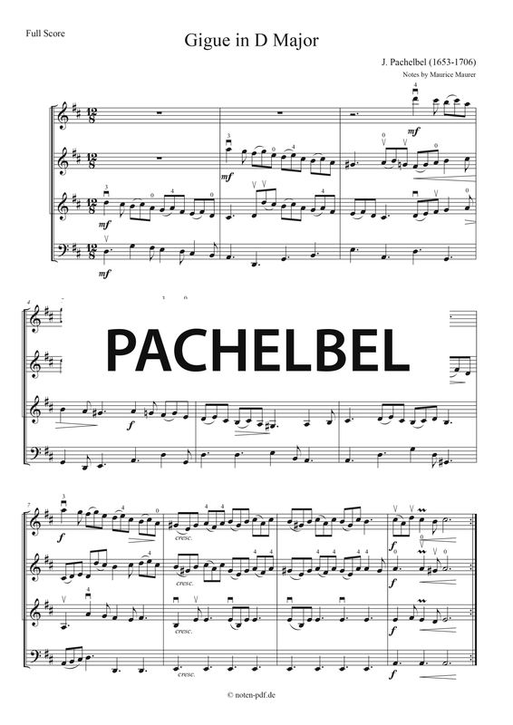 Pachelbel: Gigue in D Major