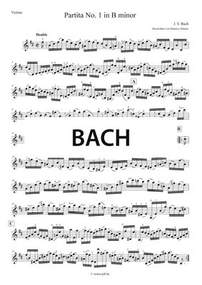 Bach: Partita No. 1 - 2. Mov. &quot;Double&quot;