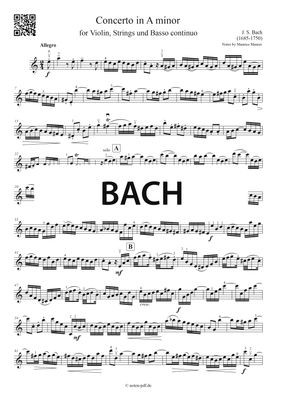 Bach: Concerto in A minor - 1. Movement