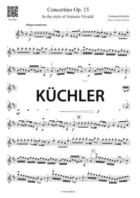 Küchler: Concertino Op. 15 - 1. Movement + MP3