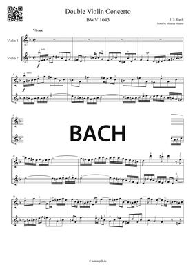 Bach: Double Violin Concerto - 1. Movement + MP3