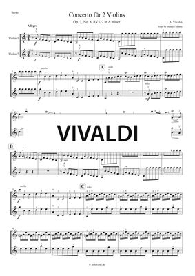 Vivaldi: Concerto for 2 Violins in A minor - 3. Movement