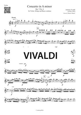 Vivaldi: Concerto in A minor - 3. Movement + MP3