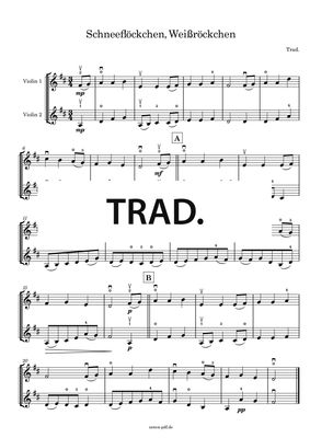 Trad.: Schneeflöckchen, Weißröckchen