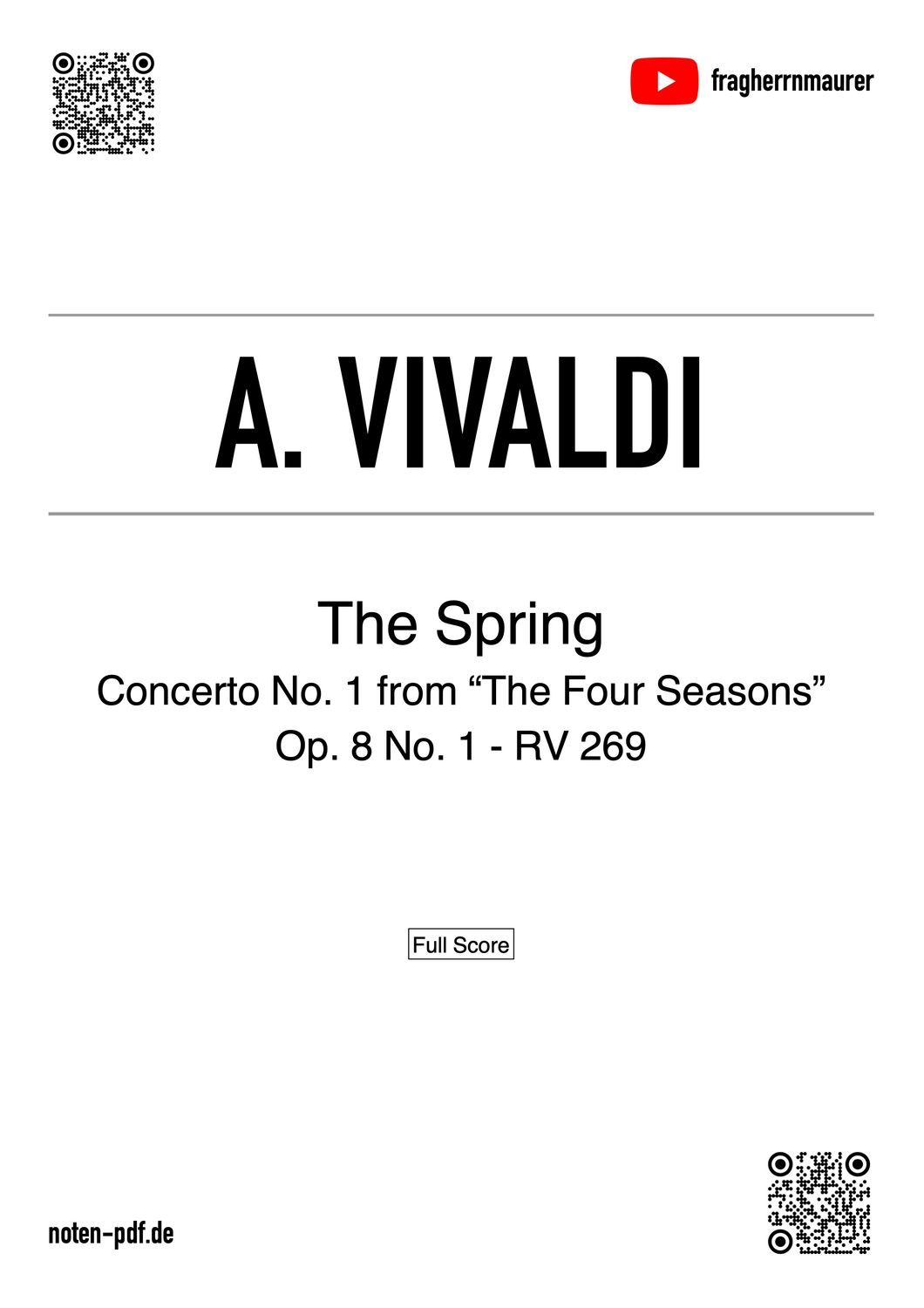 Vivaldi: The Spring from "The Four Seasons"