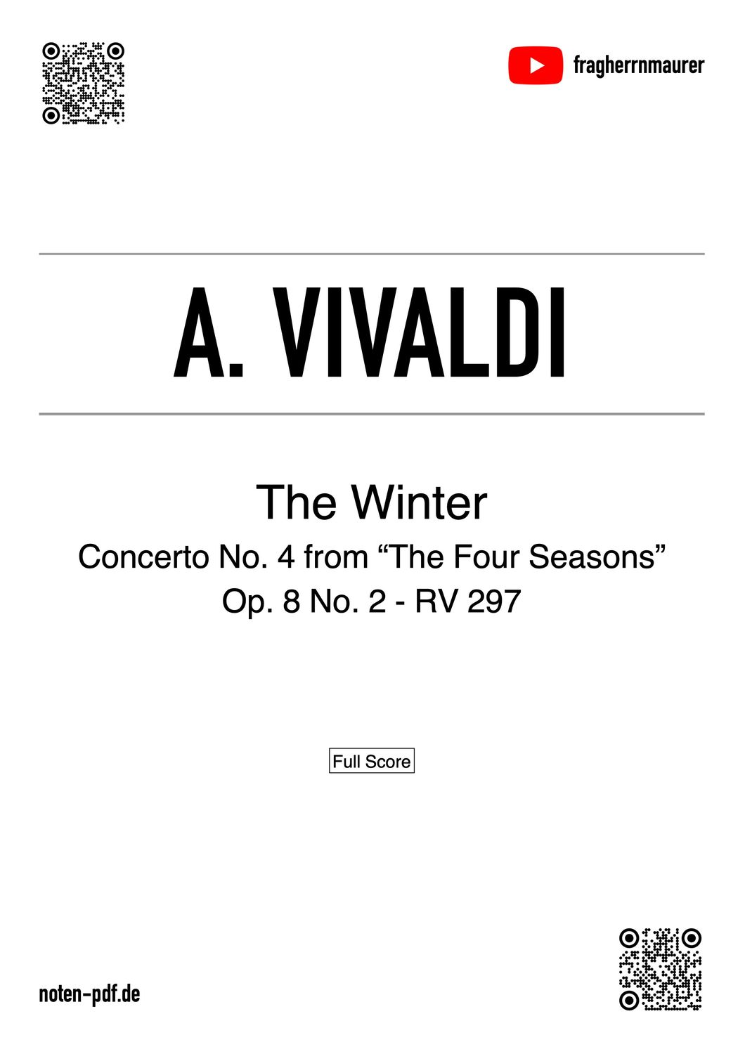 Vivaldi: The Winter from "The Four Seasons"