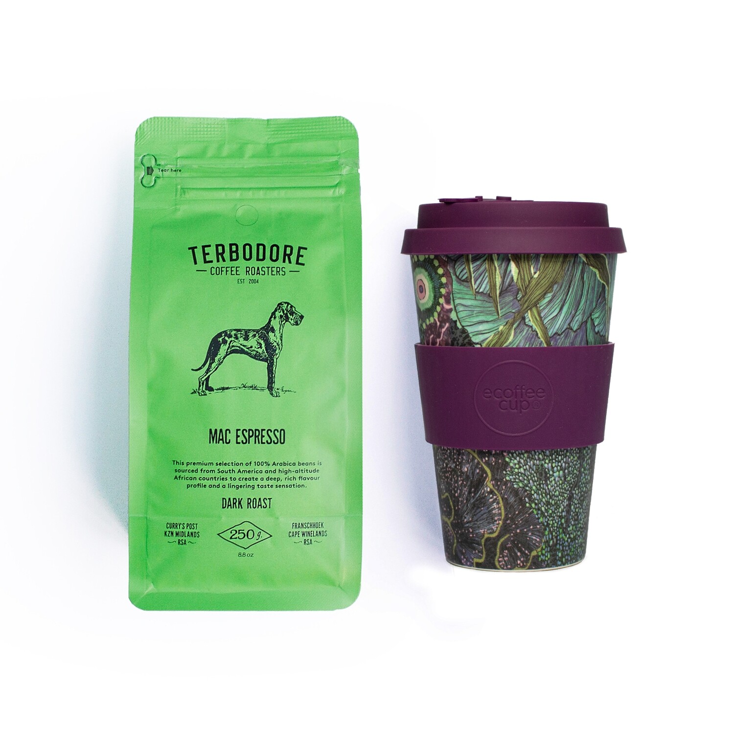 Ocean Espresso - Terbodore Mac Espresso Coffee & Ecoffee Cup Gift set