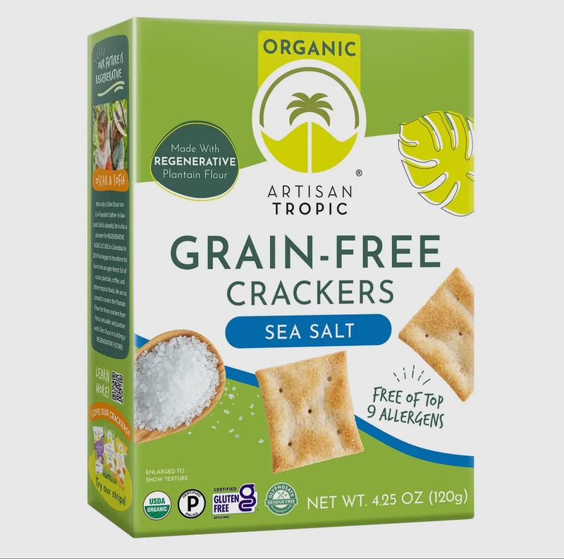 Artisan Tropic Gluten Free Crackers