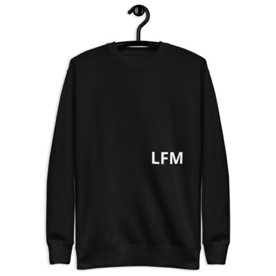 Premium LFM Sweatshirt, Color: Black, Size: S