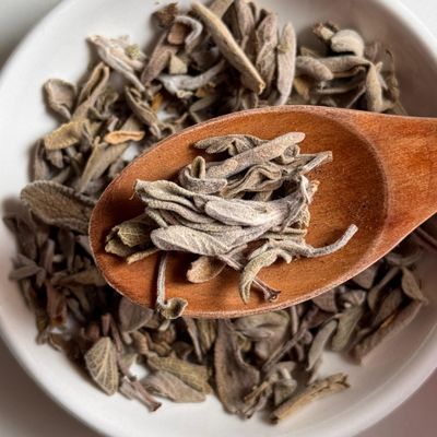 Grecian sage leaves Grecian sage leaves