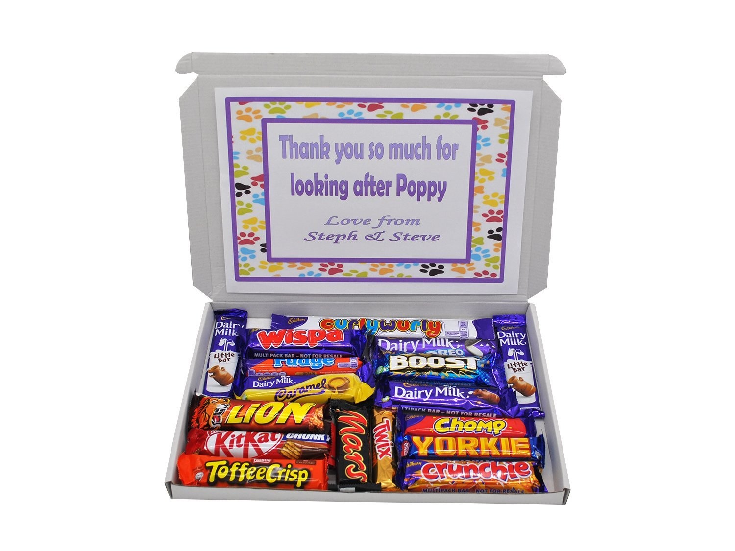 Mixed Chocolate Personalised Gift Box