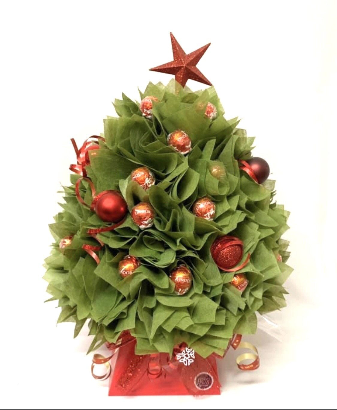 Lindt Christmas Tree Bouquet Personalised By Charlotte