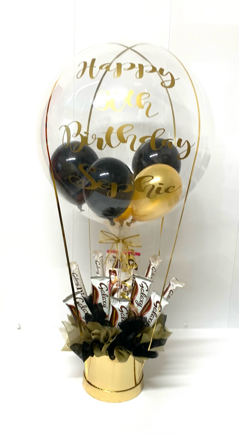 Flower & Chocolates with Air Balloon