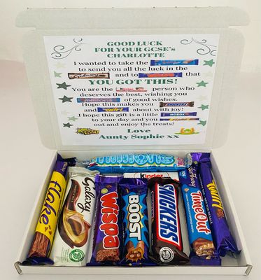 Good Luck In Exams Poem Personalised Gift Box
