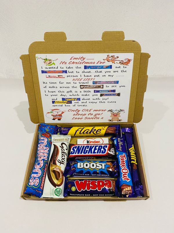 Christmas Eve Poem Personalised Gift Box