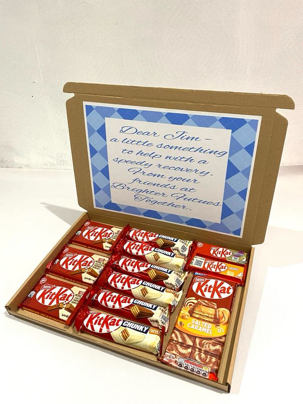 Kit Kat Personalised Chocolate Gift Box Kit Kat Personalised Chocolate Gift Box