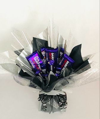 Cadbury Fruit & Nut and Dairy Milk Chocolate Bouquet (Large) Cadbury Fruit & Nut and Dairy Milk Chocolate Bouquet (Large)