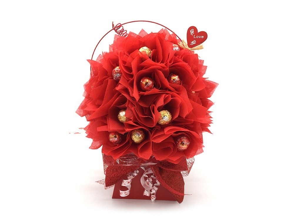 Deluxe Ferrero Rocher & Lindt Bouquet - Look of Love Deluxe Ferrero Rocher & Lindt Bouquet - Look of Love