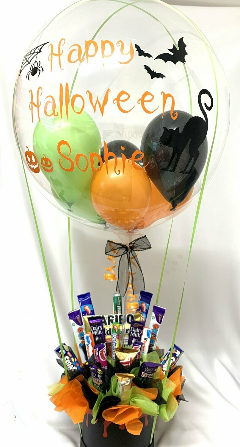 Halloween Hot Air Balloon Bouquets - Manchester area only Halloween Hot Air Balloon Bouquets - Manchester area only
