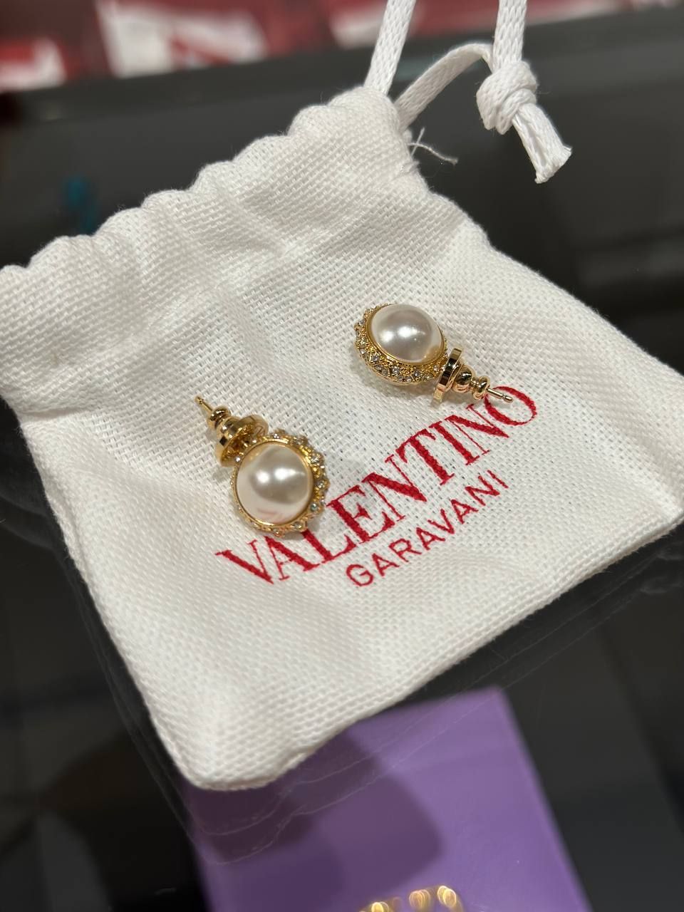 Сережки Valentino