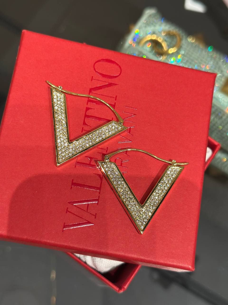 Сережки Valentino