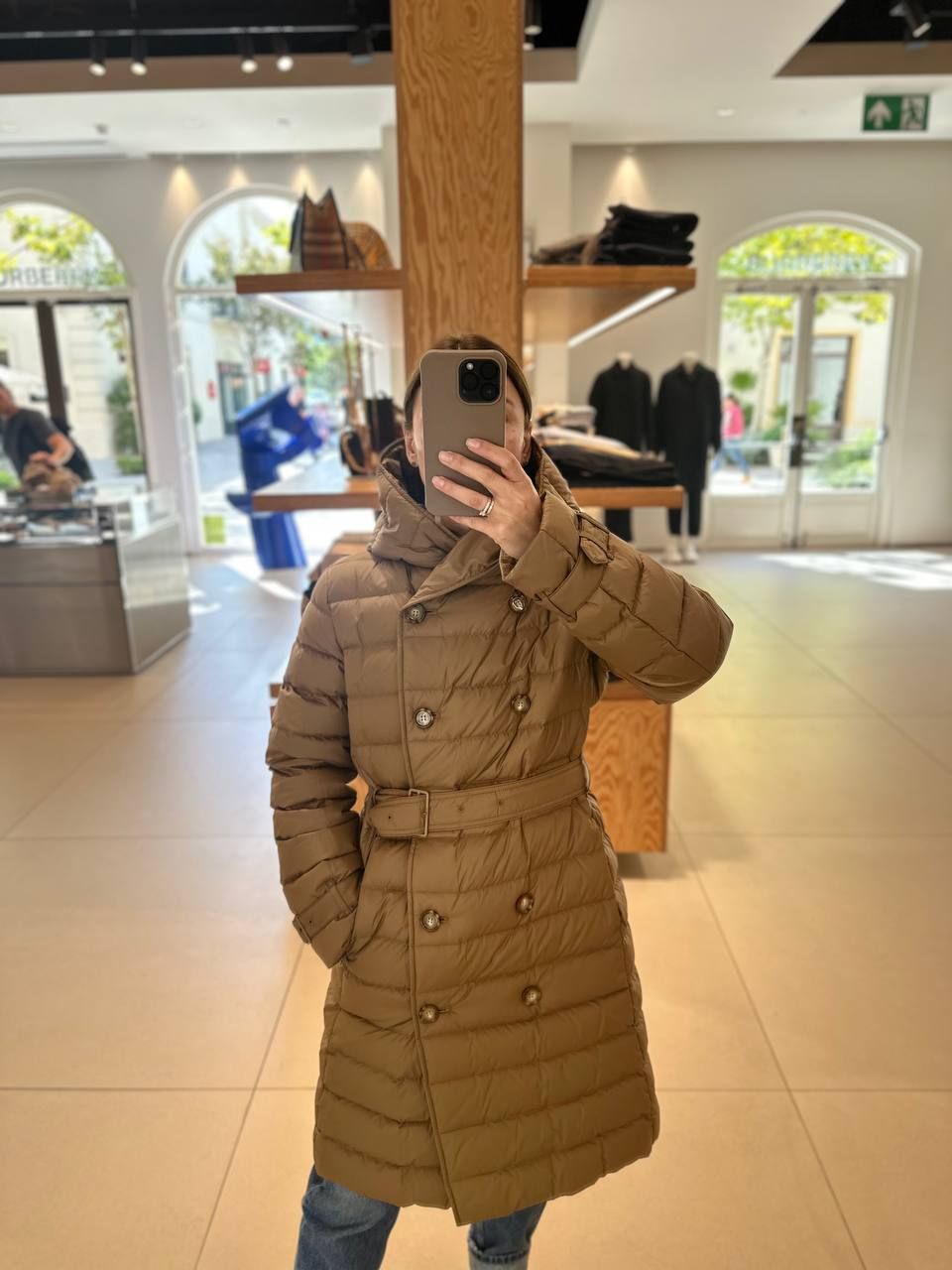 Пуховик Burberry