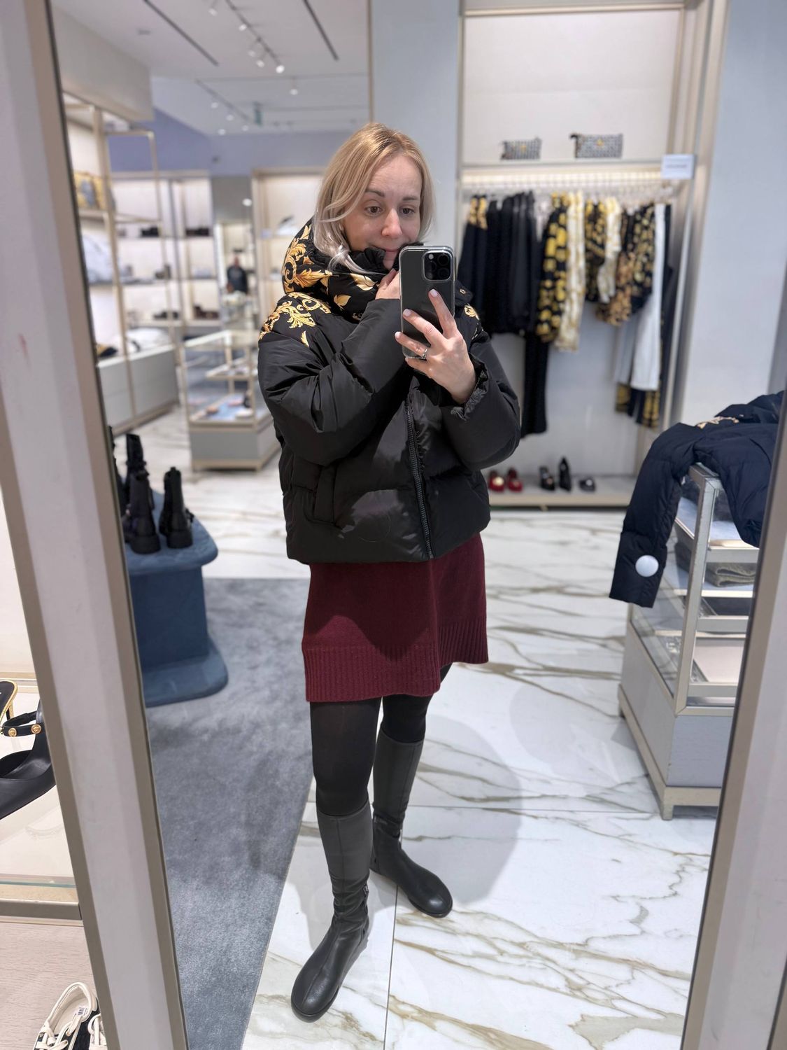 Пуховик Versace