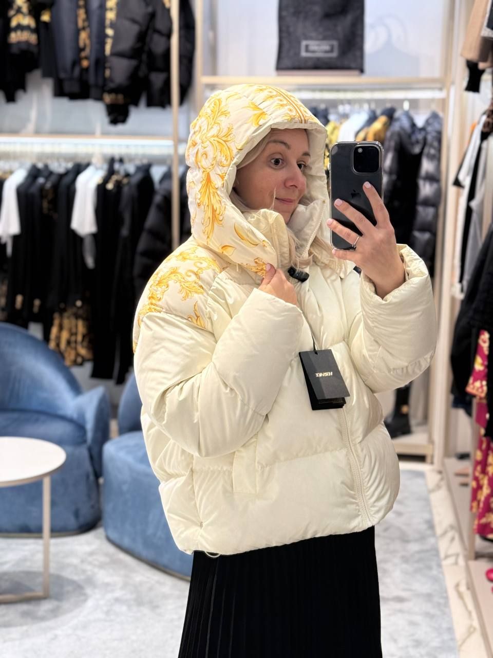 Пуховик Versace