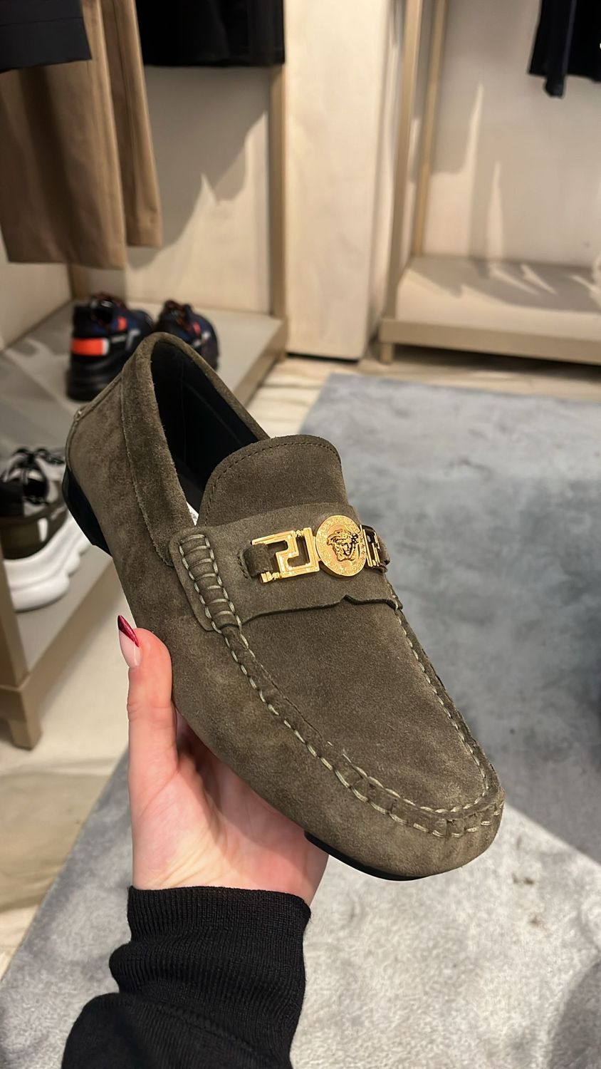 Мужские мокасины Versace