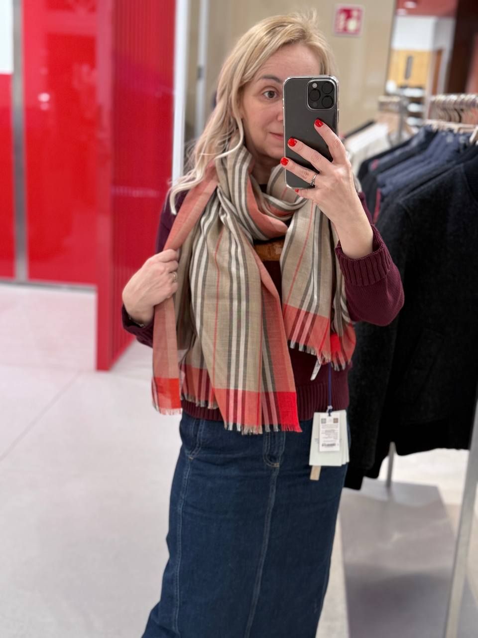 Палантин Burberry