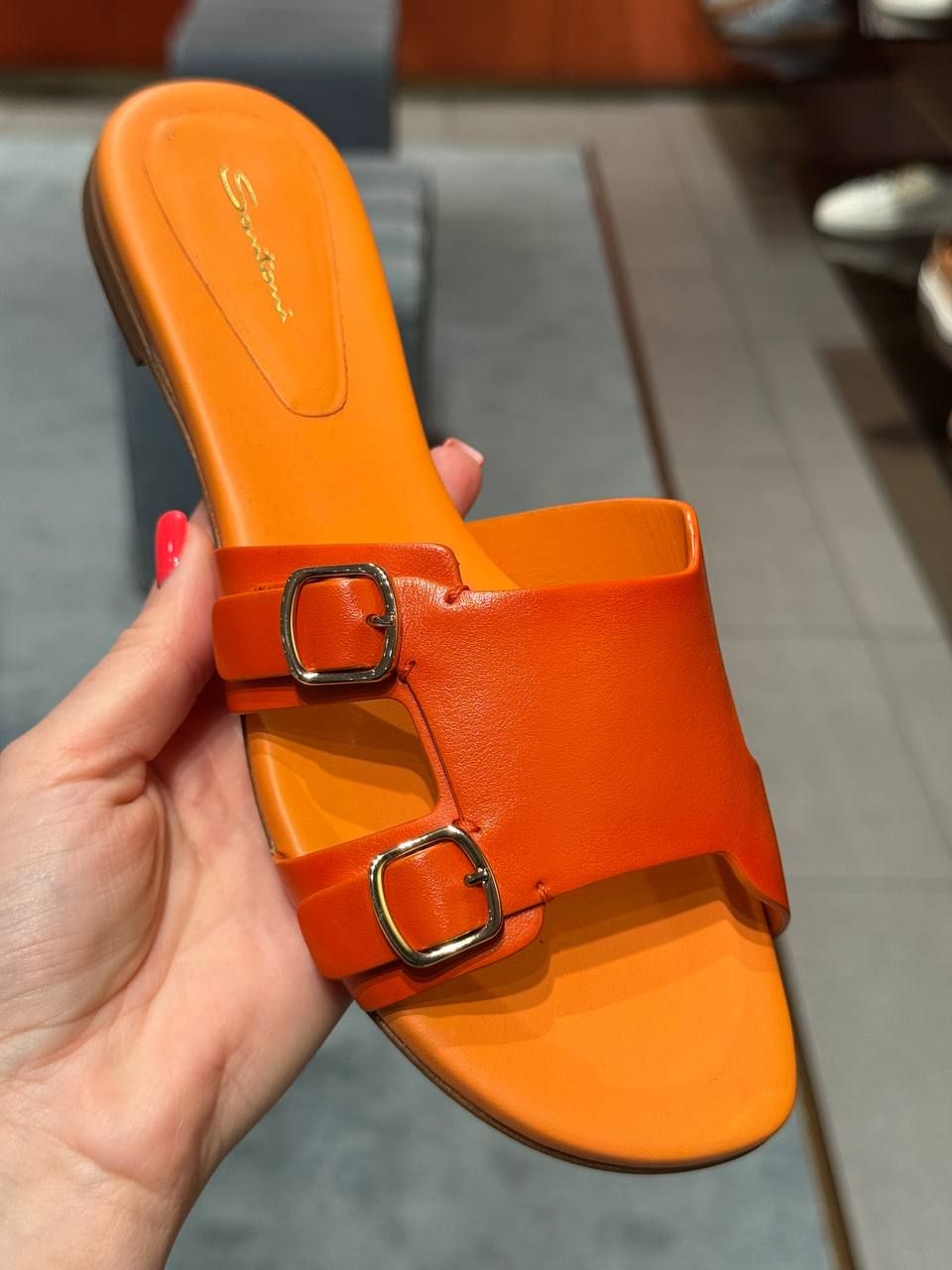 Шлепанцы Santoni