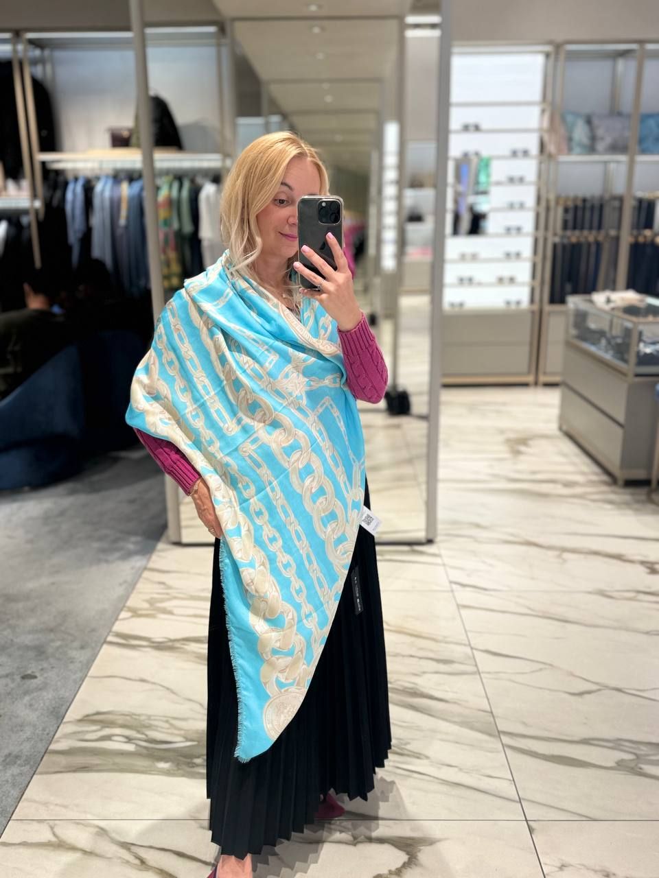 Шаль Versace