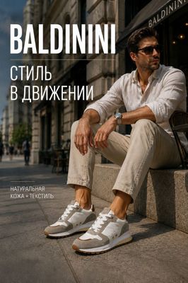 Мужские кроссовки Baldinini