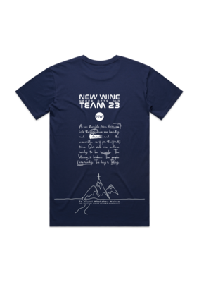 Team T-shirt: Cobalt Blue, Large