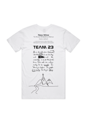 Team T-shirt: White, Small