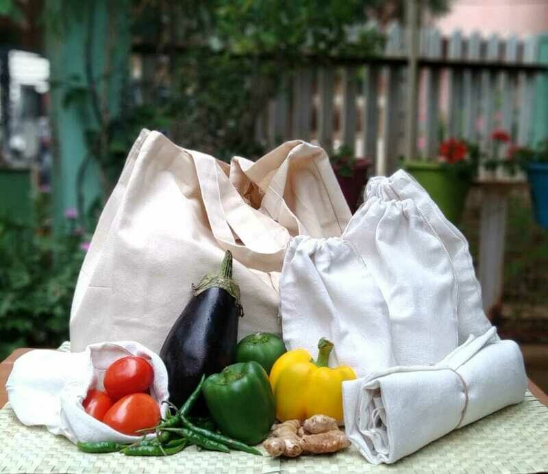 Shopping Bag with Fridge Bag set