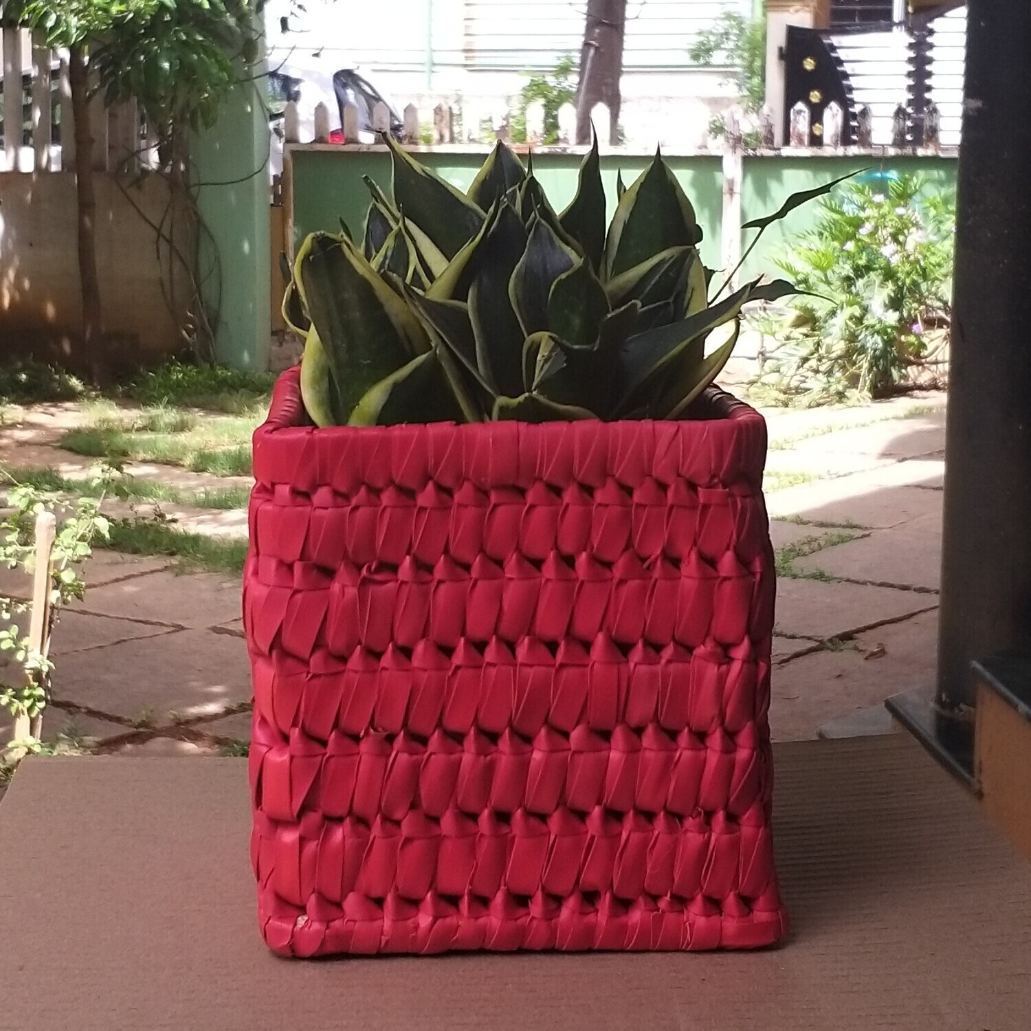 Planter Box Square - Red